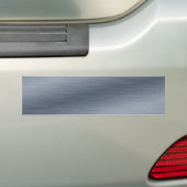 Creëer Uw eigen Faux-borstelbare stalen borstelaar Bumpersticker (Op auto)
