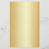 Creëer Uw eigen Faux Gold Glamor Voeg naamtekst to Flyer (Achterkant)