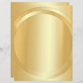 Creëer Uw eigen Faux Gold Glamoureuze Sjabloon (Voorkant / Achterkant)