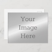 Creëer uw eigen faux metallic zilver briefkaart (Voorkant / Achterkant)