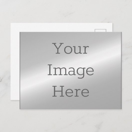 Creëer uw eigen faux metallic zilver briefkaart (Voorkant / Achterkant)