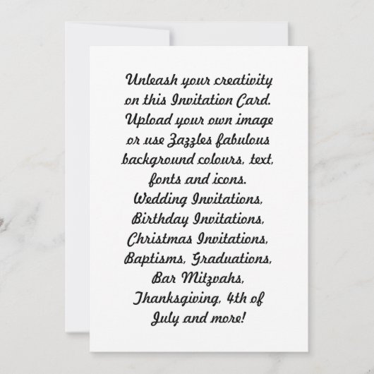 Creëer uw eigen feestaankondigingen/ kaart (Voorkant)