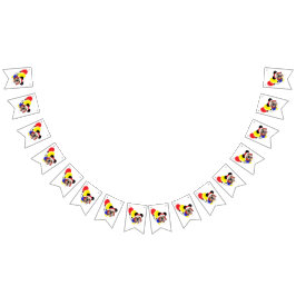 Creëer Uw eigen feestdag-dog-banner Vlaggetjes