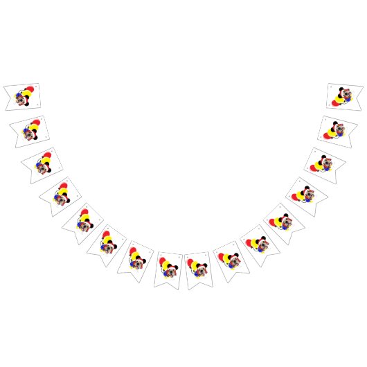 Creëer Uw eigen feestdag-dog-banner Vlaggetjes (Alle)