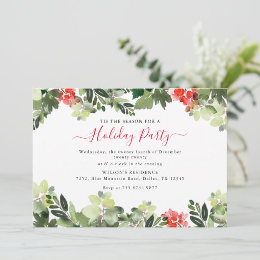 Creëer Uw eigen feestdag voor feestdagen voor Lijs Feestdagenkaart (Staand voorkant)