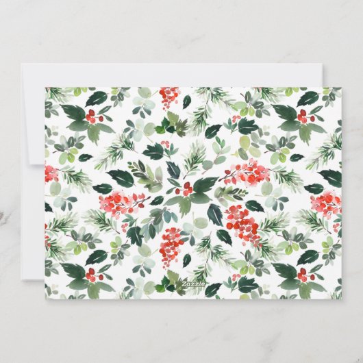 Creëer Uw eigen feestdag voor feestdagen voor Lijs Feestdagenkaart (Achterkant)