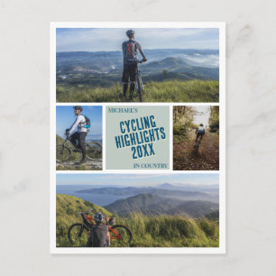 Creëer uw eigen fietsfoto Briefkaart