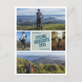Creëer uw eigen fietsfoto Briefkaart