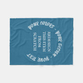 Creëer Uw eigen Fleece Deken (Voorkant (Horizontaal))