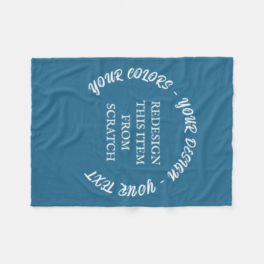 Creëer Uw eigen Fleece Deken (Voorkant (Horizontaal))