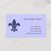 Creëer Uw Eigen Fleur de Lis Visitekaartje (Voorkant)