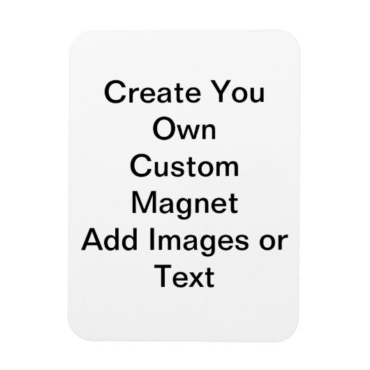 Creëer Uw eigen flex magneet (Verticaal)