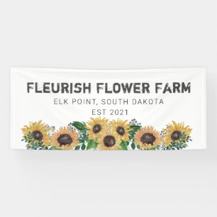 Creëer uw eigen Flower Boerderij Spandoek