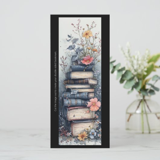 Creëer Uw eigen Flower Magic Book Stack Bladwijzer (Staand voorkant)