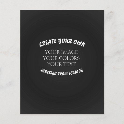 Creëer Uw eigen Flyer (Voorkant)