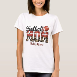 Creëer Uw Eigen Football Mam T-shirt