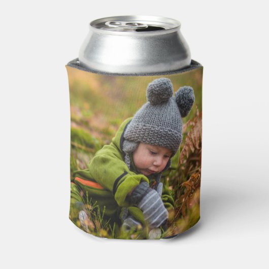 Creëer Uw eigen foto 2 dubbelzijdig Blikjeskoeler (Blikje Achterkant)