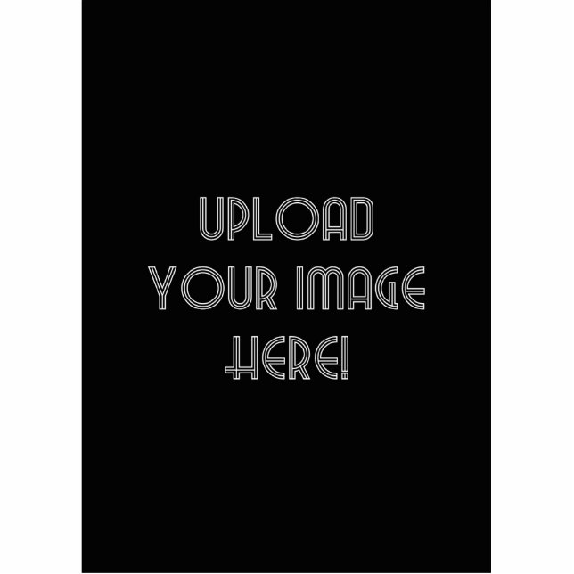 Creëer Uw eigen foto 3D-beeldvormend ornament (5 x Fotobeeldje Ornament (Voorkant)