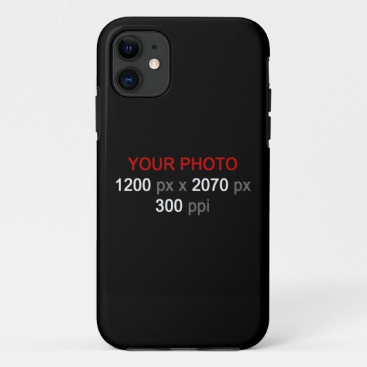Creëer uw eigen foto aangepaste iPhone Hoesje (Achterkant)