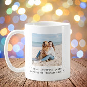 Creëer Uw eigen foto Aangepaste offerte Koffiemok