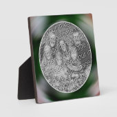 Creëer Uw Eigen Foto Abstracte Kunst Swirls Fotoplaat (Voorkant)