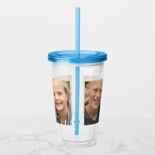 Creëer Uw eigen foto Acryl Drinkbeker (Rechts)
