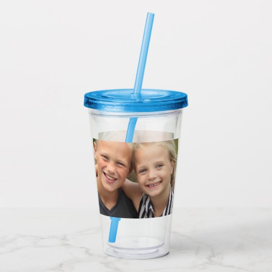 Creëer Uw eigen foto  Acryl Drinkbeker (Achterkant)