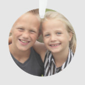 Creëer Uw eigen foto Acryl Ornament (voorkant)