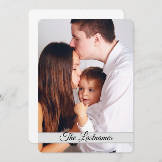 Creëer Uw eigen foto Afbeelding flat Kaart (Voorkant / Achterkant)