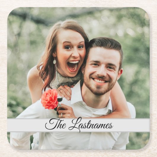 Creëer Uw eigen foto-Afbeelding Kartonnen Onderzetters (Voorkant)