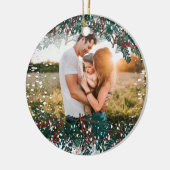 Creëer uw eigen foto-afbeelding keramisch ornament (Links)