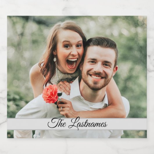 Creëer Uw eigen foto-Afbeelding Likeurfles Etiket (Enkel label)