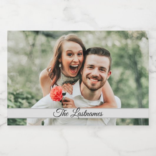 Creëer Uw eigen foto-Afbeelding Likeurfles Etiket (Enkel label)