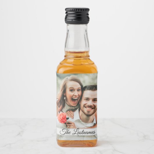 Creëer Uw eigen foto-Afbeelding Likeurfles Etiket (Voorkant)