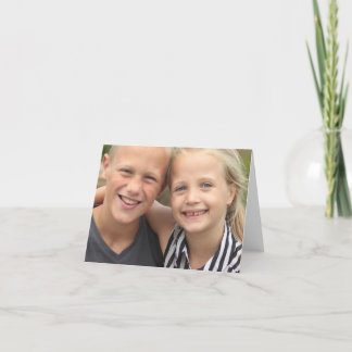 Creëer Uw eigen foto Bedankkaart