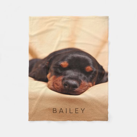 Creëer Uw eigen foto bevestigen Aangepast Fleece Deken (Voorkant)