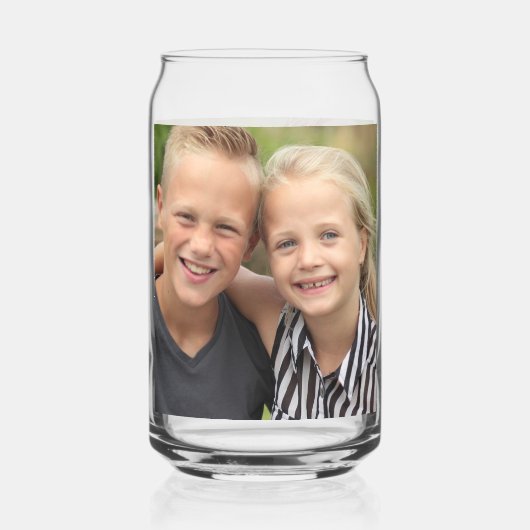 Creëer Uw eigen foto Blikvorm Glas (Achterkant)