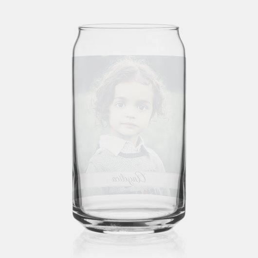 Creëer Uw eigen foto Blikvorm Glas (Achterkant)