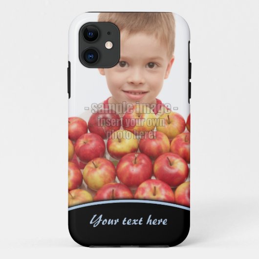 Creëer Uw eigen foto Blue Edge iPhone5 Case-Mate iPhone Case (Achterkant)