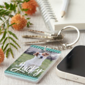 Creëer Uw eigen foto Boho Paw-Sleutelhanger voor f Sleutelhanger (Voorkant Rechts)