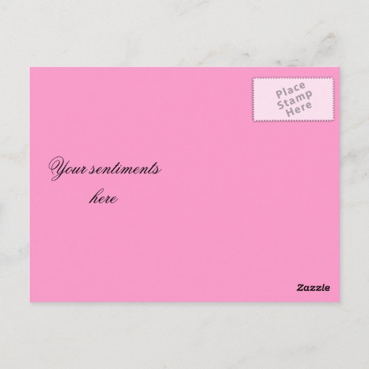 CREËER UW EIGEN FOTO BRIEFKAART (Achterkant)