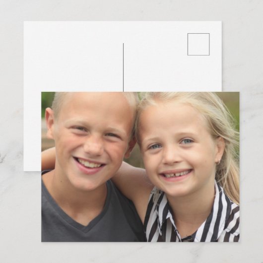 Creëer Uw eigen foto Briefkaart (Voorkant / Achterkant)