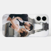Creëer uw eigen foto bruiloft romantische liefde Case-Mate iPhone case (Achterkant (horizontaal))
