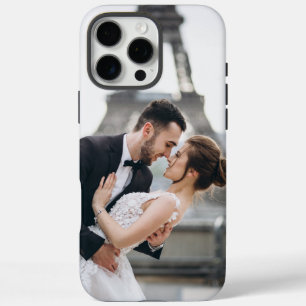 Creëer uw eigen foto bruiloft romantische liefde iPhone 16 pro max hoesje