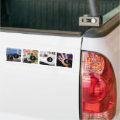 Creëer Uw eigen foto Bumper 4 afbeeldingen! Bumpersticker (Op Truck)