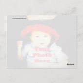 Creëer Uw eigen foto-cadeautjes Sjabloon Briefkaart (Achterkant)