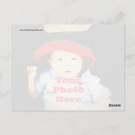 Creëer Uw eigen foto-cadeautjes Sjabloon Briefkaart (Achterkant)