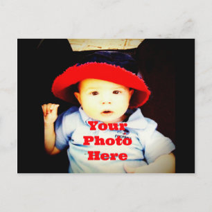 Creëer Uw eigen foto-cadeautjes Sjabloon Briefkaart