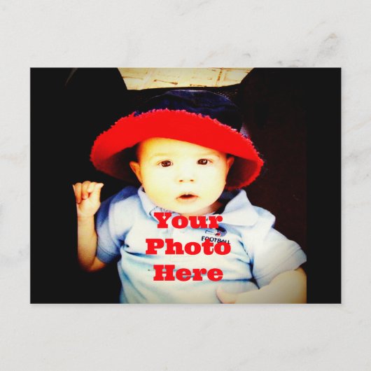 Creëer Uw eigen foto-cadeautjes Sjabloon Briefkaart (Voorkant)