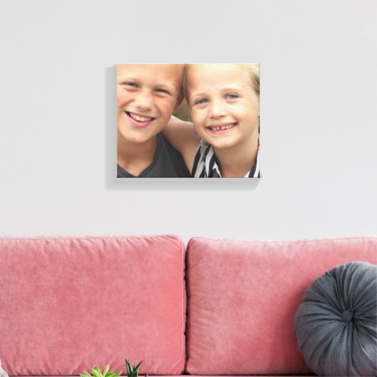 Creëer Uw eigen foto Canvas Afdruk (Insitu (Woonkamer))